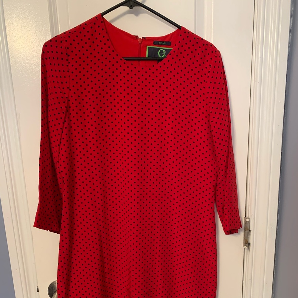 C. Wonder red polka dot dress